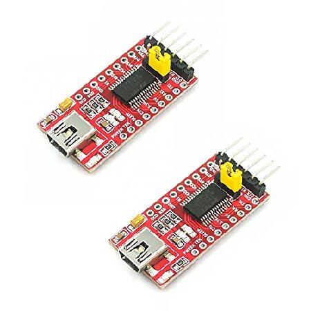 Rakstore 2個 FT232RL FT232 USB 3.3V 5.5V - TTL シリアル...