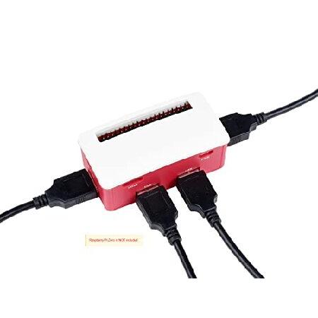 Waveshare USBハブボックス Raspberry Pi Zeroシリーズ 4X USB 2...