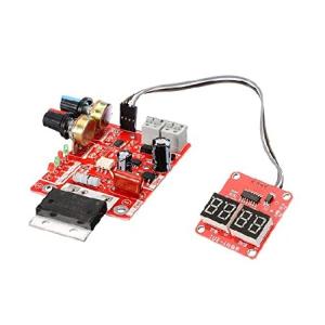 Rakstore NY-D01 100A スポット溶接機 コントロールボード 溶接機 AC 9V 変圧器 コントローラ パネル 時間調整 デジタル表示_並行輸入