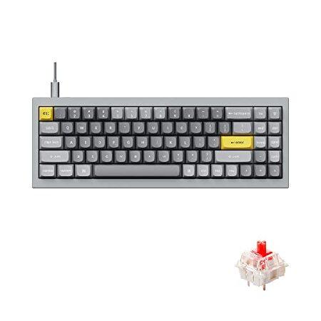 Keychron Q7 70%レイアウト ホットスワップ可能 RGB 有線カスタムメカニカルキーボー...