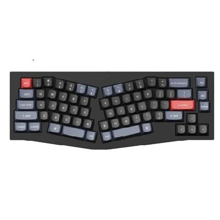 Keychron Q8 有線カスタムメカニカルキーボード ノブ付き 65% Alice Layout...