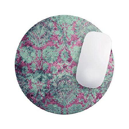 Design Skinz Grungy Teal and Pink Damask Pattern W...