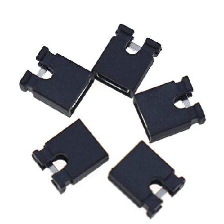 RELAND SUN 20個 2.54mm 2.0mm ジャンパーキャップ 標準回路基板 ジャンパー...