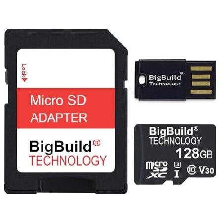 BigBuild Technology 128GB Ultra Fast 100MB/s U3 mi...