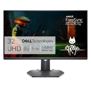 Dell G3223Q Gaming Monitor - 32-Inch 4K Ultra UHD (3840x2160), 144Hz 1Ms Display, AMD FreeSync+NVIDIA G-SYNC Compatible, Height/Swivel/Tilt A_並行輸入