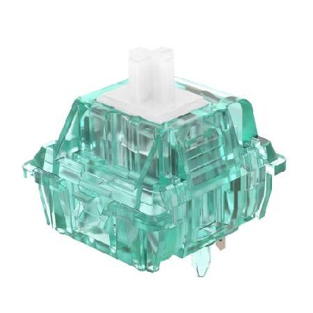 DUROCK サイレントシュリンプスイッチ サイレントT1タクタイルスイッチ 67g 5ピン 潤滑済...