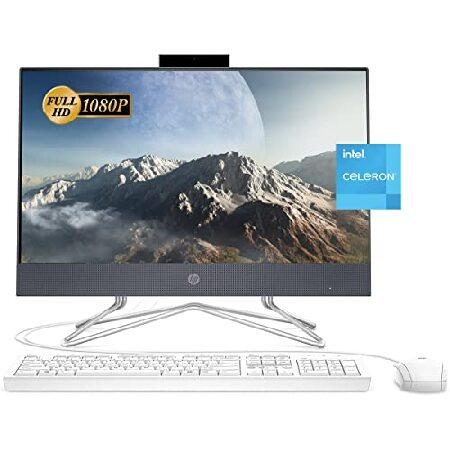 HP 2022 AIO Desktop, 21.5" FHD Display, Intel Cele...
