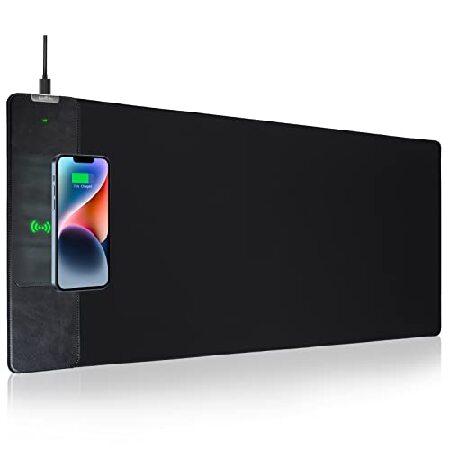 Mouse Pad with Wireless Charging, Gaming Mousepad,...