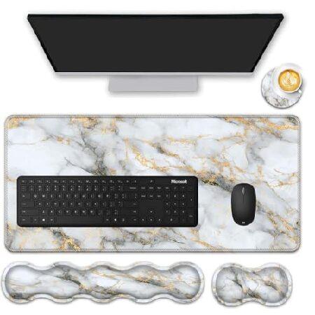 FGDRFGRW Mouse Pad Set,(31.5×11.8 in) Desk Pad + K...