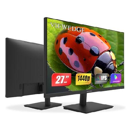 Viewedge 27 inch Monitor with 2K 2560 x 1440 IPS P...