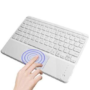 Wireless Bluetooth Keyboard with Touchpad for iPad - 7 Colors Backlit - Tablet Keyboard Rechargeable for iPad Pro/iPad Air/iPad mini and Othe_並行輸入