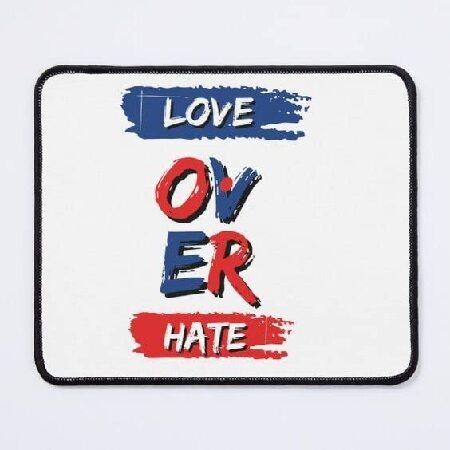 Love Over Hate Mouse Pad Computer Mouse Mat Desk A...