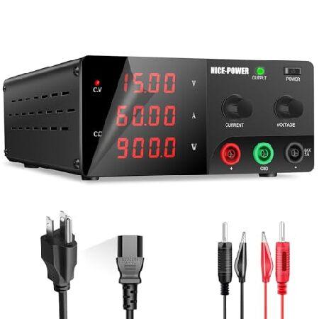 NICE-POWER DC Power Supply Variable, 15V 60A 900W ...