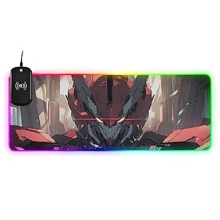 Red Mecha RGB Gaming Large Extended Led Mouse Pad ...