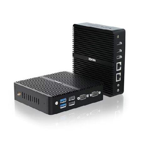 VENOEN Fanless Mini PC Industrial PC N100, Dual LA...