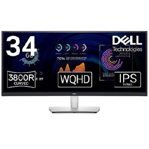 Dell P3424WE USB-C 34 Zoll WQHD (3440x1440) 21:9 3800R Curved Monitor, 60Hz, IPS, 5ms, 99% sRGB, USB-C, DisplayPort, HDMI, 5x USB, RJ45, 3 Ja_並行輸入