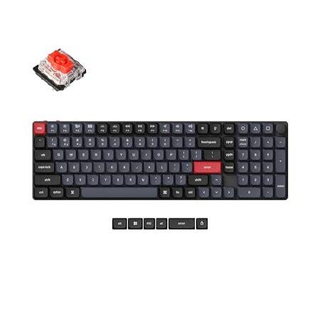 Keychron K17 Pro QMK/VIA Low-Profile Custom Wirele...