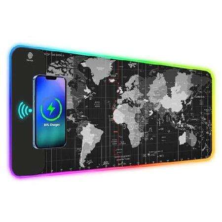 ToLuLu RGB Gaming Wireless Charging Mouse Pad, 5/7...