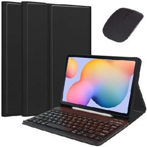 kaidisen キーボードケース マウス Galaxy Tab A8 10.5インチタブレットモデル SM-X200/X205/X207用 取り外し可能なかわいいカラーキーボードケース S_並行輸入