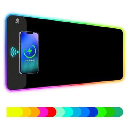 ToLuLu RGB Gaming Wireless Charging Mouse Pad, 5/7...