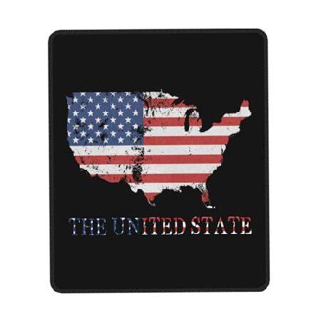 The United States Flag Map Mouse Pad 7 x 8.6 in Mo...