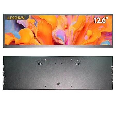 LESOWN 12.6 Inch Stretched Bar LCD Touchscreen Dis...