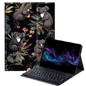 BFDHGQZC Animal Koala Keyboard Case for Samsung Galaxy Tab A8 10.5 Inch 2022 Model (SM-X200/X205/X207),Slim Stand Protective Cover for Samsun_並行輸入