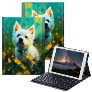BPQOJB Galaxy Tab A8 10.5 Case with Detachable Wireless Keyboard ＆ Adjustable Stand Protect Tablet Case for Galaxy Tab A8 10.5 inch 2022 - W_並行輸入
