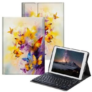 BPQOJB Galaxy Tab A8 10.5 Case with Detachable Wireless Keyboard ＆ Adjustable Stand Protect Tablet Case for Galaxy Tab A8 10.5 inch 2022 - W_並行輸入