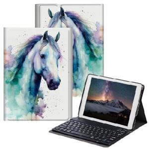 BPQOJB Galaxy Tab A8 10.5 Case with Detachable Wireless Keyboard ＆ Adjustable Stand Protect Tablet Case for Galaxy Tab A8 10.5 inch 2022 - a_並行輸入