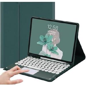 PboyiqiS Galaxy Tab A9 Plus 11インチ 2023年モデル(SM-X210/X216/X218)用キーボードケース、トラックパッド着脱式ワイヤレスキーボードスリムスタン_並行輸入
