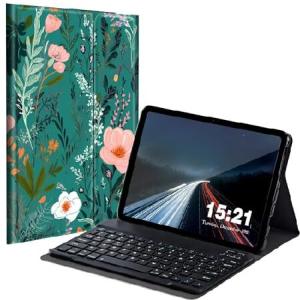 BREIDMKFM Keyboard Case for Samsung Galaxy Tab A8 10.5 Inch SM-X200/X205/X207, Galaxy Tab A8 2022 Smart Tablet Cover with Detachable Wireless_並行輸入