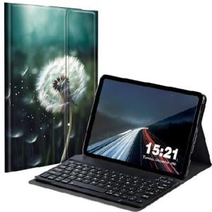 BREIDMKFM Keyboard Case for Samsung Galaxy Tab A8 10.5 Inch SM-X200/X205/X207, Galaxy Tab A8 2022 Smart Tablet Cover with Detachable Wireless_並行輸入