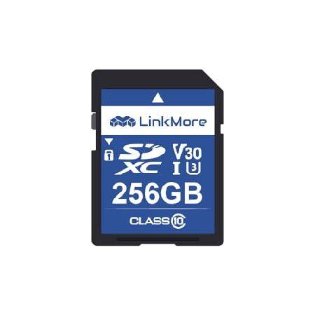 LinkMore SDカード 256GB メモリーカード 4K動画対応 / フルHD撮影/デジタルカ...