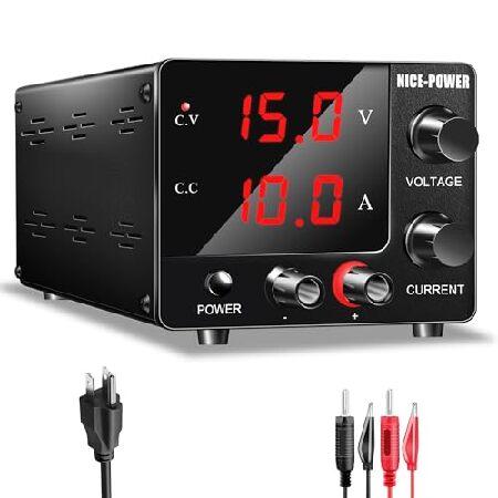 NICE-POWER DC Power Supply Variable 0~30V 0~10A, 3...