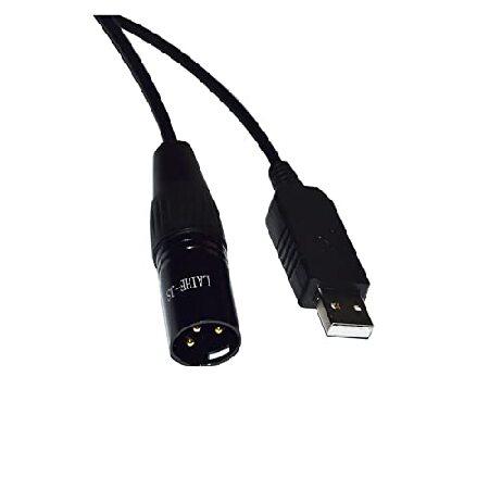 F1T`D2I FT232RL USB to XLR 3PIN Male Adapter Conve...