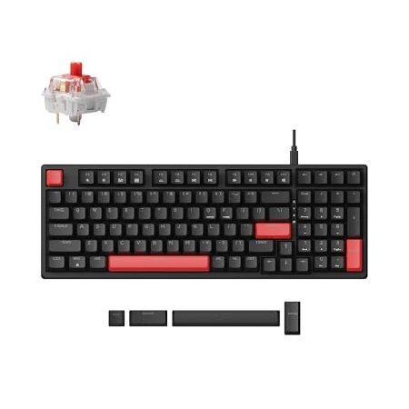 LEMOKEY X5 有線ゲーミングLEDバックライト QMK/ランチャー メカニカルキーボード W...