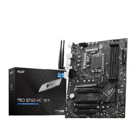 MSI PRO B760-VC WiFi ProSeries Motherboard (Suppor...