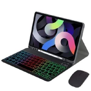 Backlit Keyboard Case for Samsung Galaxy Tab A8 10.5'' SM-X200/X205/X207,BT Wireless Keyboard Detachable,Case with Pen Holder,Stand Cover,Rai_並行輸入