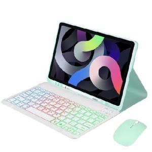 Backlit Keyboard Case for Samsung Galaxy Tab A8 10.5'' SM-X200/X205/X207,BT Wireless Keyboard Detachable,Case with Pen Holder,Stand Cover,Rai_並行輸入