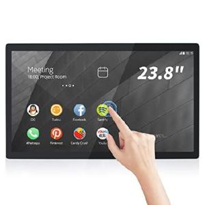 TouchWo 23.8 inch Android 12 Touchscreen Monitor Tablet, 16:9 FHD 1080P, WiFi ＆ BT, Built-in Speakers, RK3588 4GB RAM ＆ 64GB ROM, Smart Boa_並行輸入