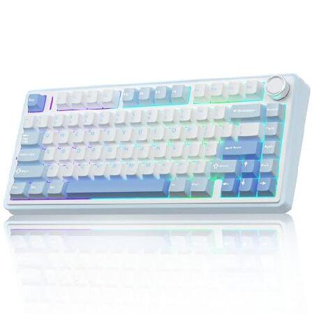 AULA F75 75% Wireless Mechanical Keyboard, Hot Swa...