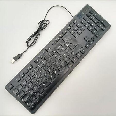 JINEKU 104キー オフィスキーボード ドイツ語/フランス語/スペイン語/イタリア語/アラビア...