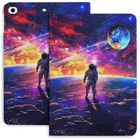 CIMOXDERRT Space Astronaut Planet Case for iPad iP...