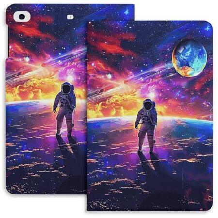 CIMOXDERRT Space Astronaut Planet Case for iPad iP...