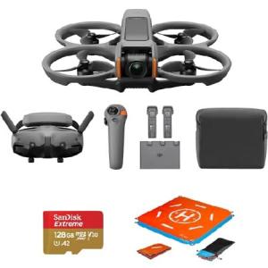 DJI Avata 2 Fly More Combo (3 Batteries) FPV Drone with Camera 4K, One-Push Acrobatics, Propeller Guard, 155 FOV, Camera Drone, Goggles 3 ＆ _並行輸入