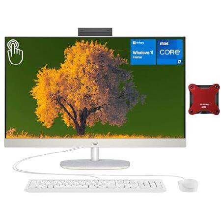 HP Essential All-in-One Desktop, 27" FHD Touchscre...