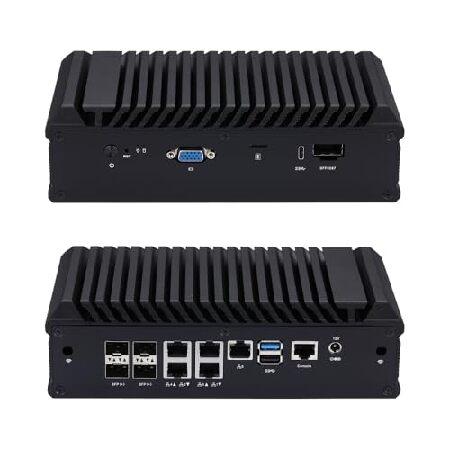 Qotom Mini PC 10GBE SFP+ RS232 VGA Firewall Router...