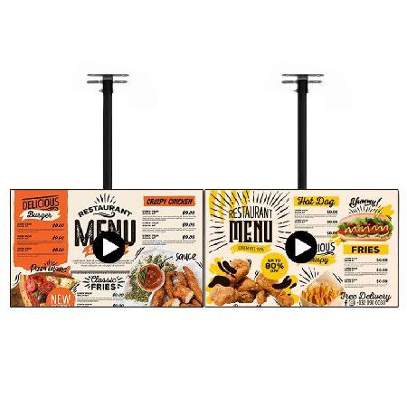 29インチ HD 700nits デジタルサイネージ スリムフィット フレームレス 商用ディスプレイ...