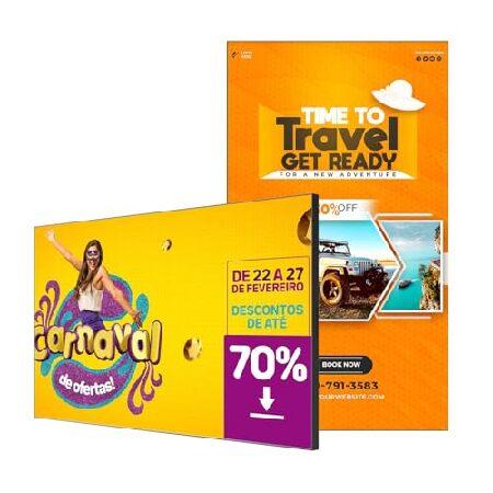 21.5インチ FHD 700nit デジタルサイネージ スリムフィット フレームレス 商用ディスプ...